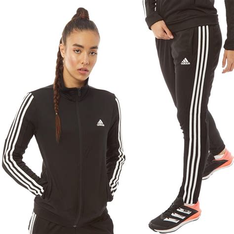 adidas pak zwart dames|Adidas trainingspakken.